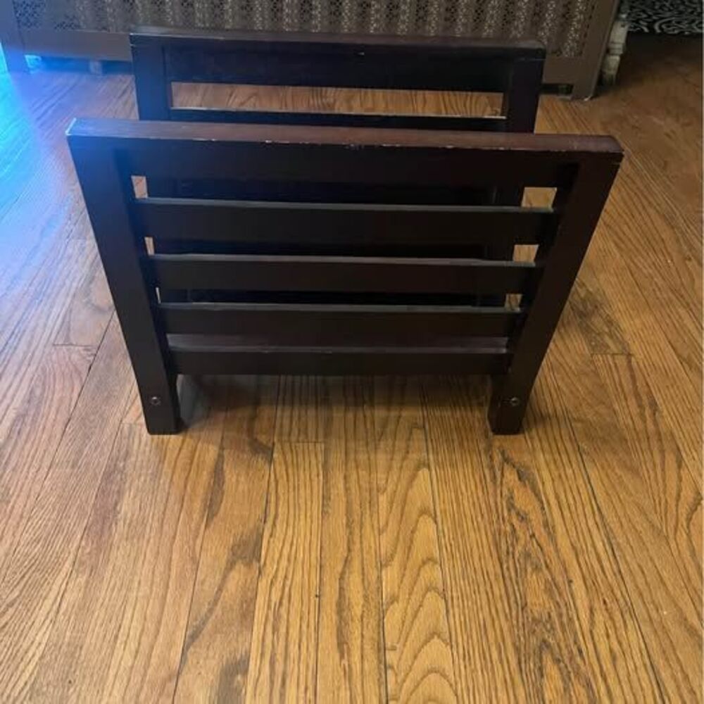 Wood Magazine rack